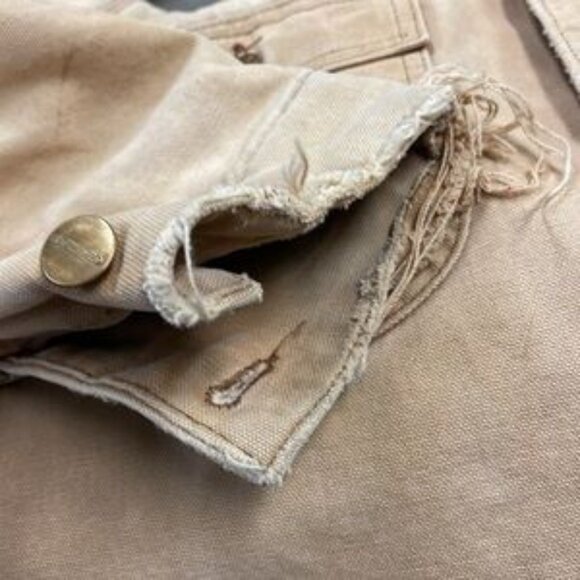 VINTAGE Carhartt Blanket Lined Chore Jacket - Picture 6 of 8